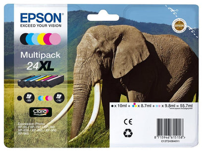 Epson Elephant-Series Ink Cartridge | 24XL Multipack | C13T24384510