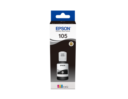 Epson 105/106 Series Ink | EcoTank ET-7700 ET-7750 | 105 Pigment Black | C13T00Q140