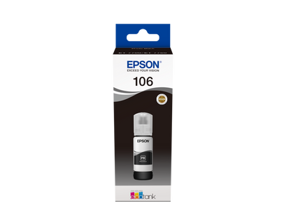 Epson 105/106 Series Ink | EcoTank ET-7700 ET-7750 | 106 Photo Black | C13T00R140