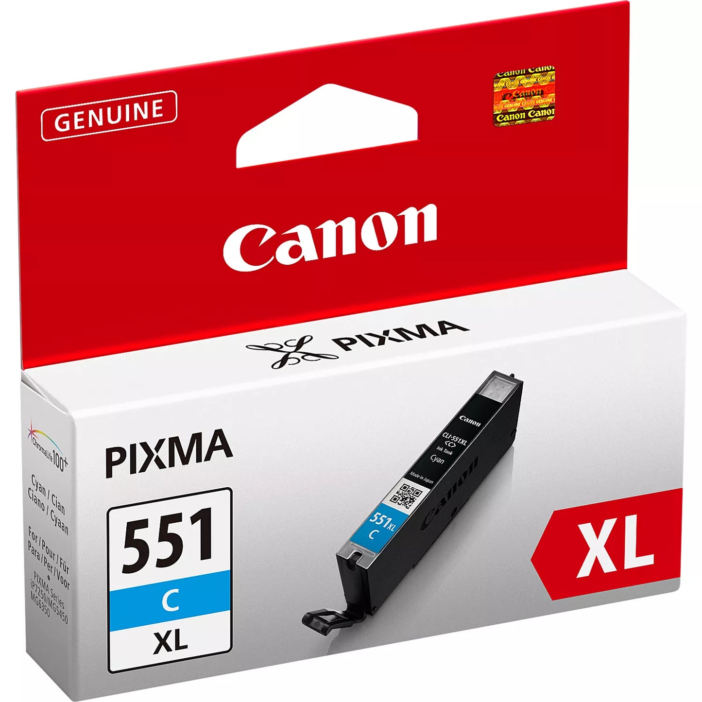 Canon CLI-551XL C Ink Cartridge | PIXMA | Cyan