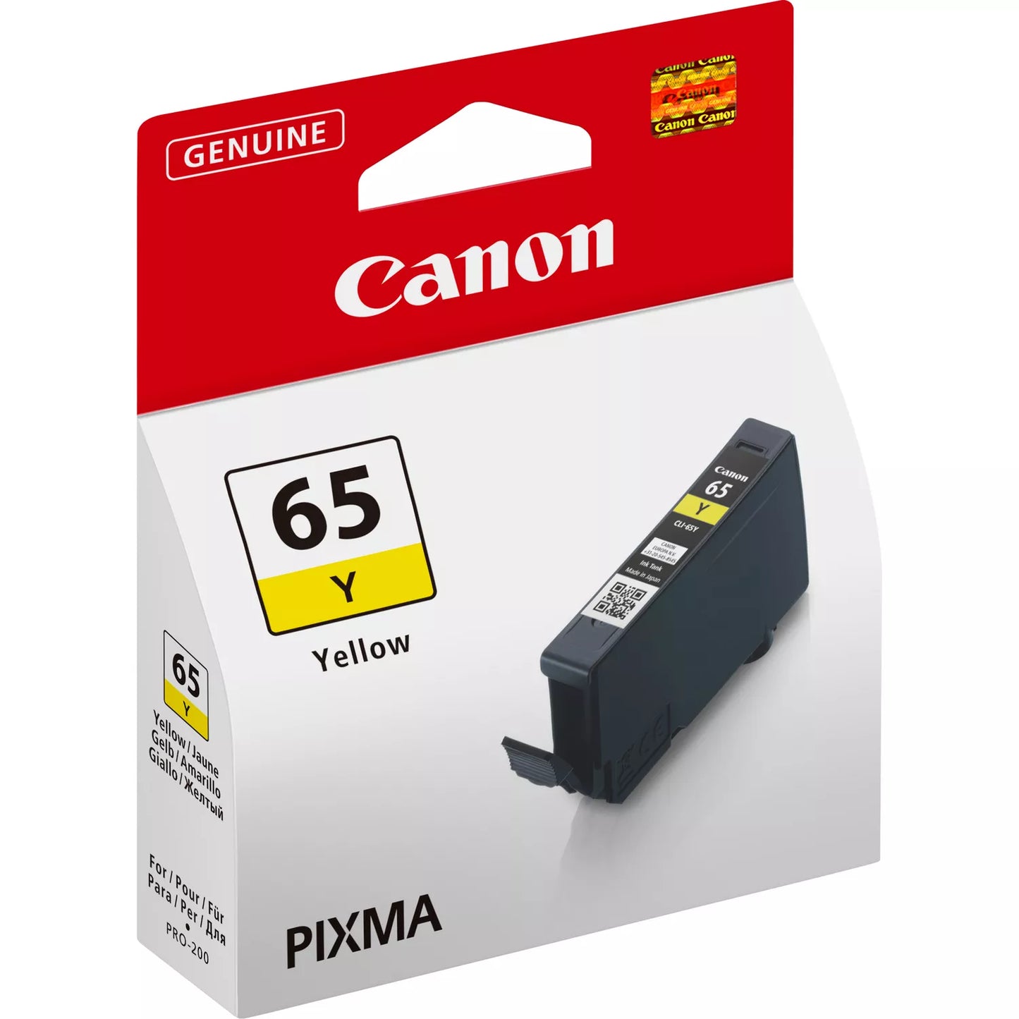 Canon CLI-65Y Ink Cartridge | Pro 200 | Yellow