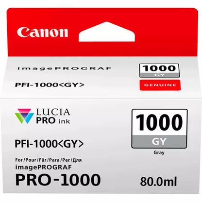 Canon PFI-1000GY Ink Cartridge | Pro 1000 | Grey