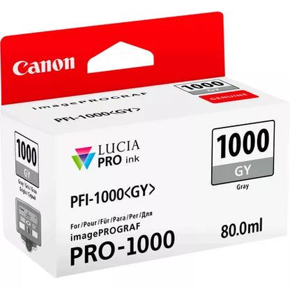 Canon PFI-1000GY Ink Cartridge | Pro 1000 | Grey