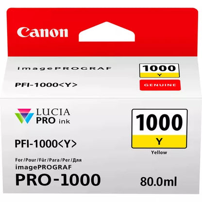 Canon PFI-1000Y Ink Cartridge | Pro 1000 | Yellow