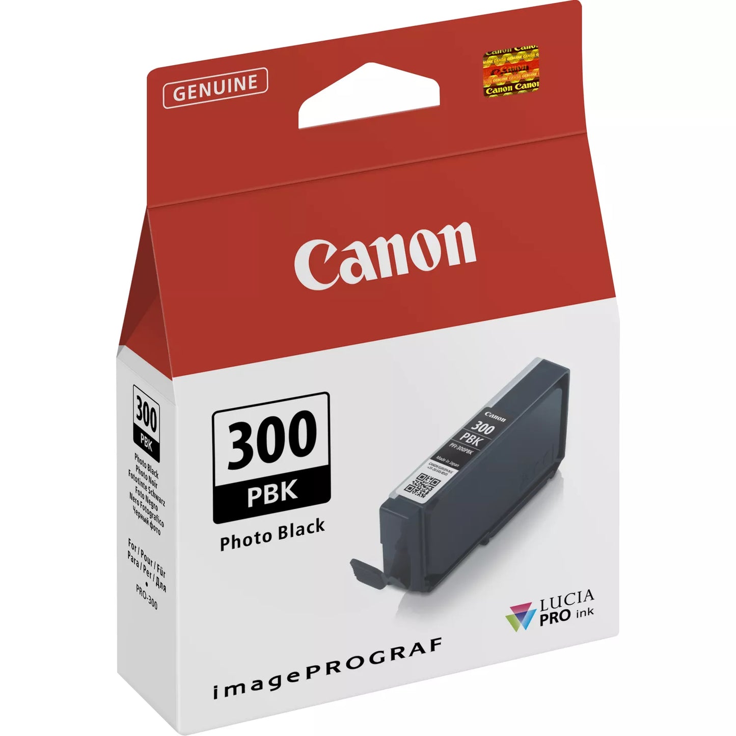 Canon PFI-300PBK Ink Cartridge | Pro 300 | Photo Black