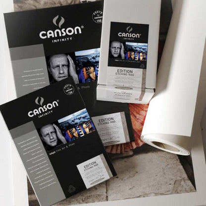 Canson Edition Etching Rag 310 Photo Paper 100% Cotton | A3 - 25 Sheets