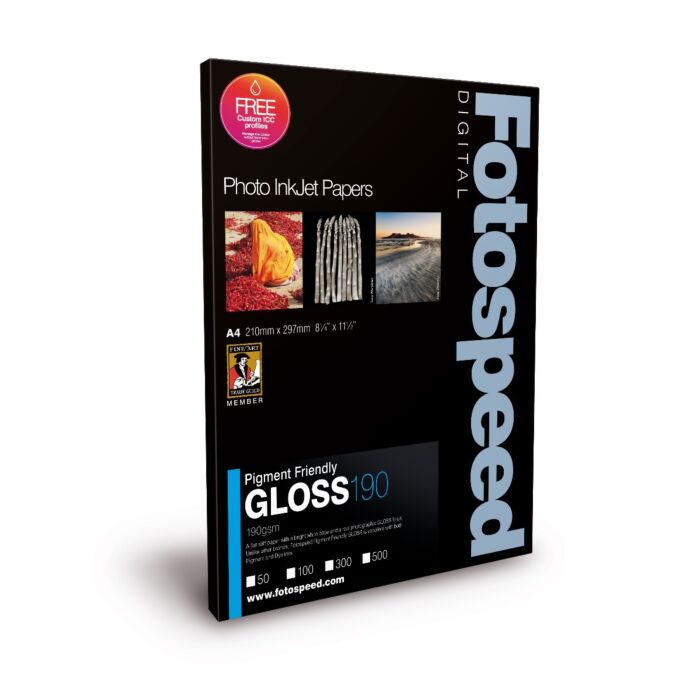 Fotospeed PF Gloss 190 Photo Paper | A3 - 50 Sheets