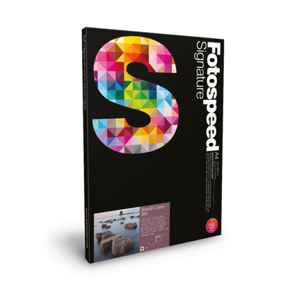 Fotospeed Smooth Cotton 300 Photo Paper | A2 - 25 Sheets