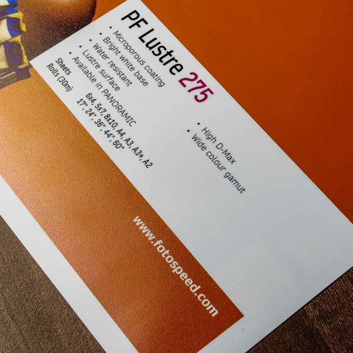 Fotospeed PF Lustre 275 Photo Paper | A3+ - 50 Sheets