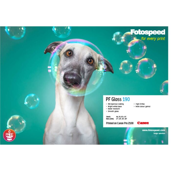 Fotospeed PF Gloss 190 Photo Paper | A2 - 50 Sheets