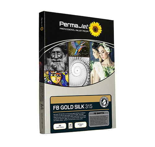 Permajet FB Gold Silk 315 Photo Paper | A3 - 25 Sheets