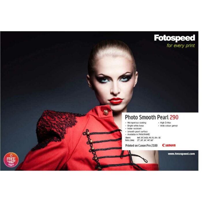 Fotospeed Photo Smooth Pearl 290 Photo Paper | A2 - 25 Sheets