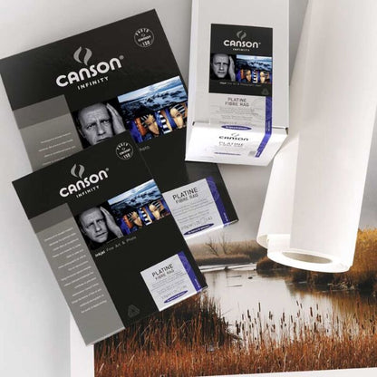 Canson Platine Fibre Rag 310 Photo Paper 100% Cotton | A4 - 10 Sheets