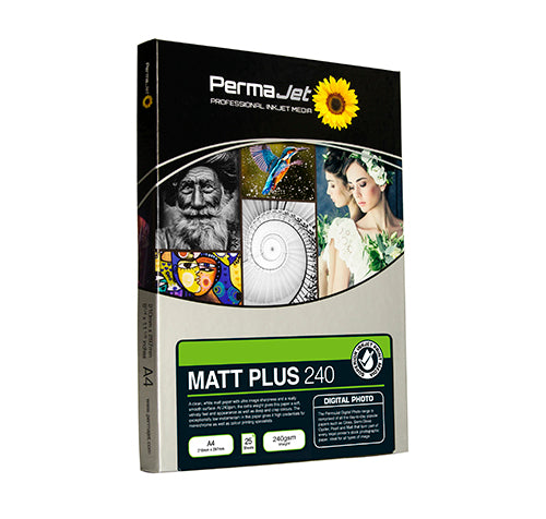 Permajet Matt Plus 240 Photo Paper | 7x5 - 100 Sheets