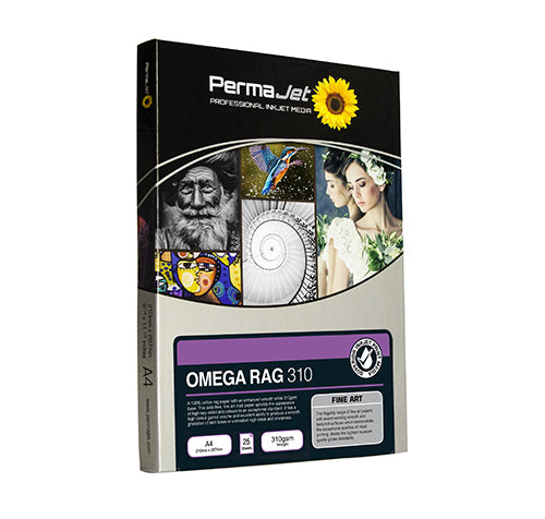 Permajet Omega Rag 310 Photo Paper | A4 - 25 Sheets