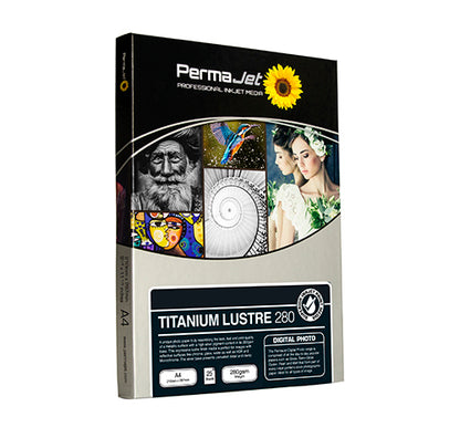 Permajet Titanium Lustre 280 Photo Paper | A3 - 25 Sheets